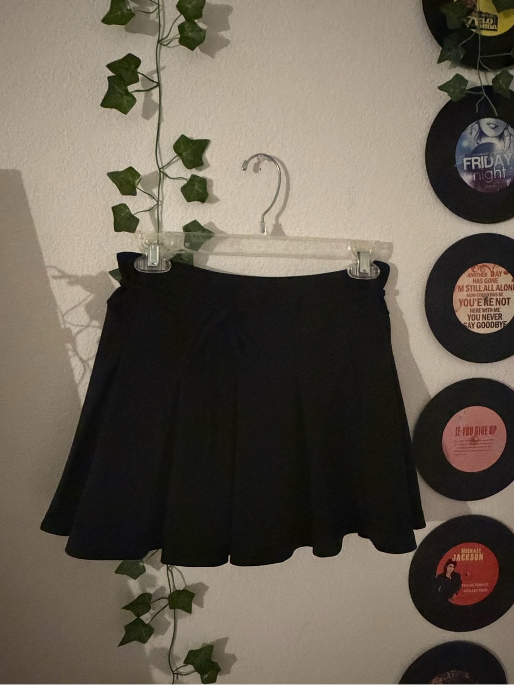 Black Women's Skater Mini Skirt - Brand Unspecified
